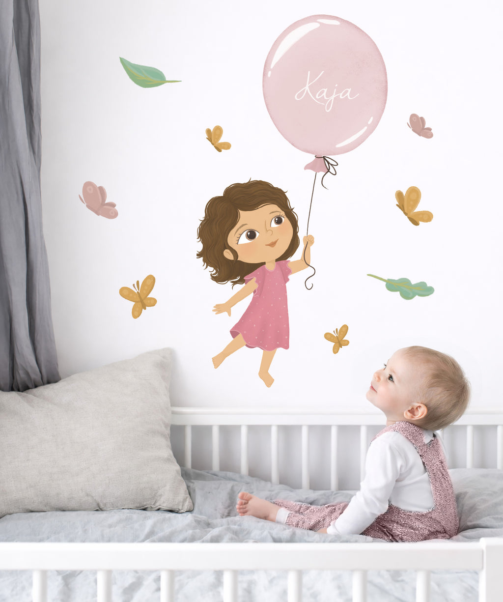 Nalepke Polet z balonom