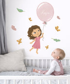 Nalepke Polet z balonom