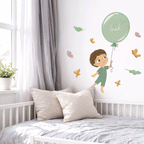 Nalepke Polet z balonom