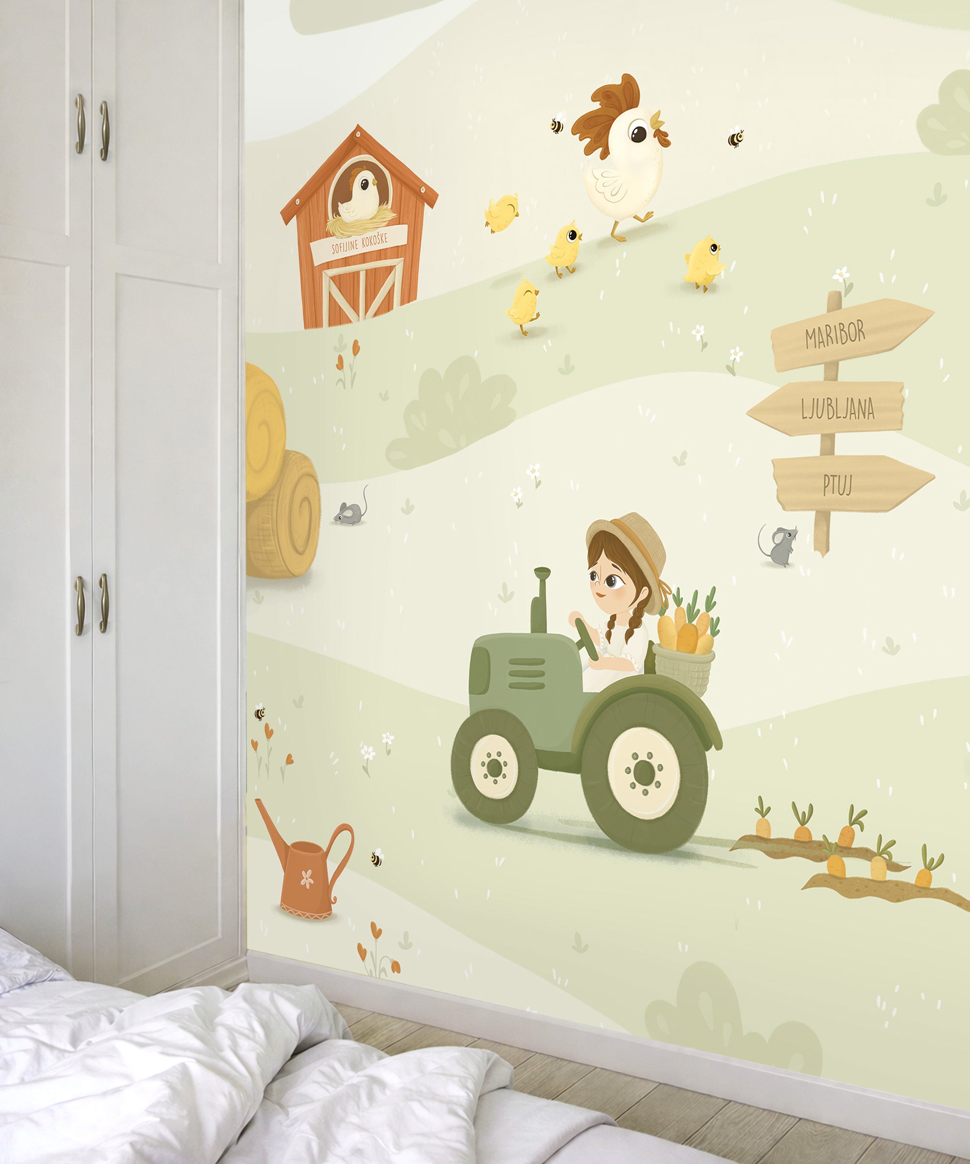 Tapeta Dan na kmetiji