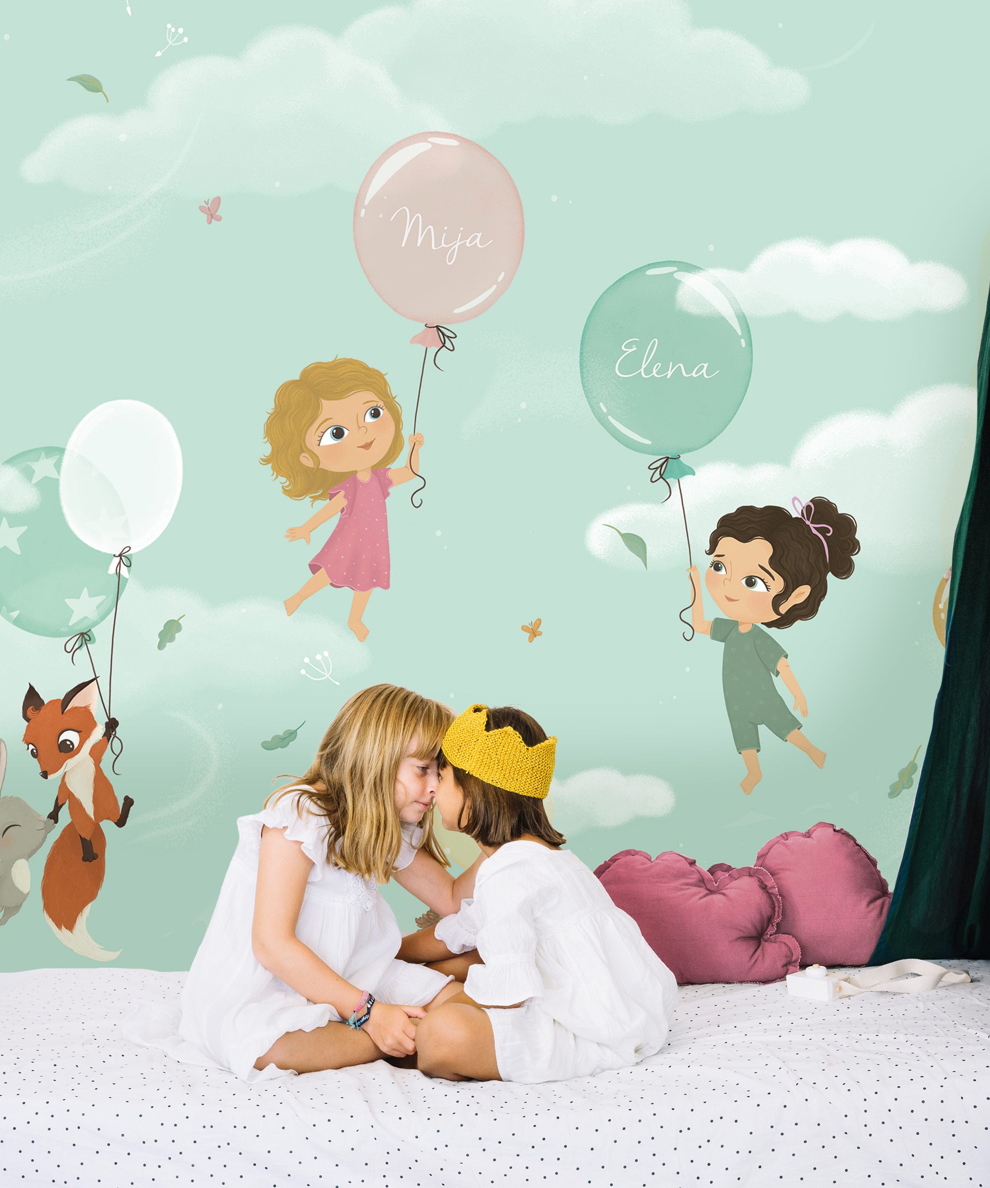 Tapeta Polet s sestrico