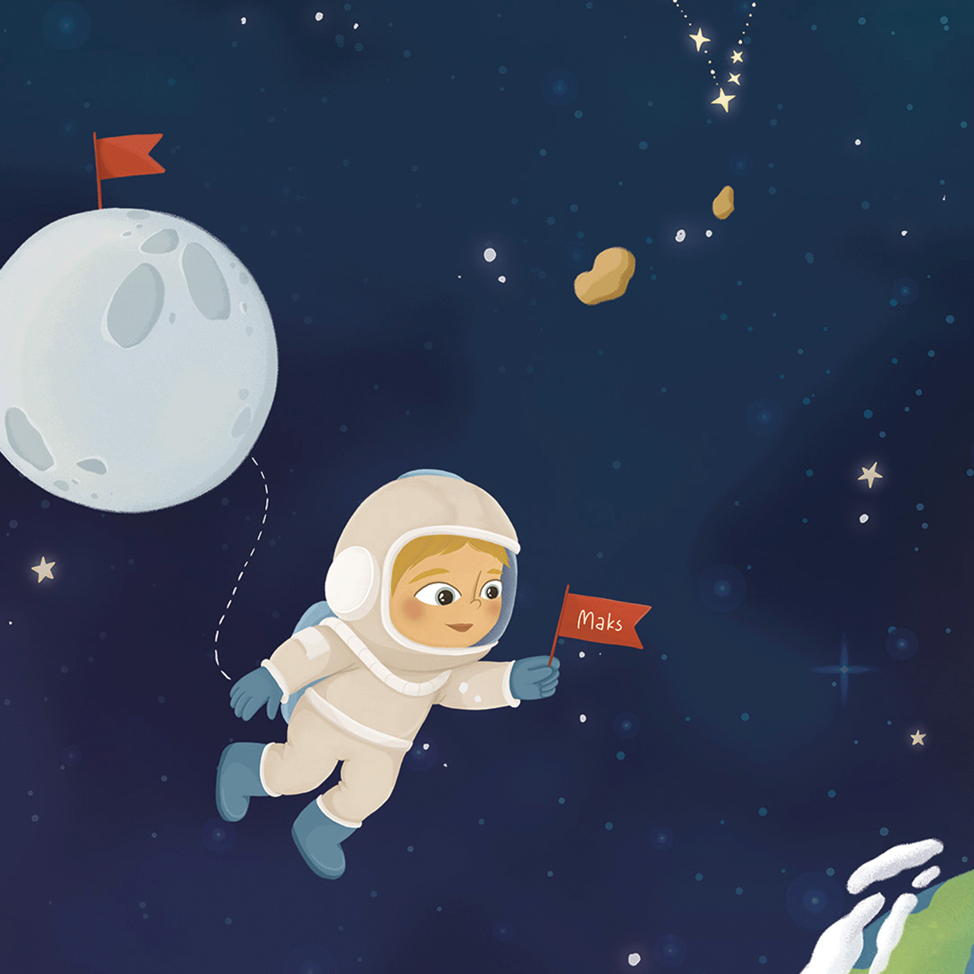 Tapeta Vesoljska pustolovščina