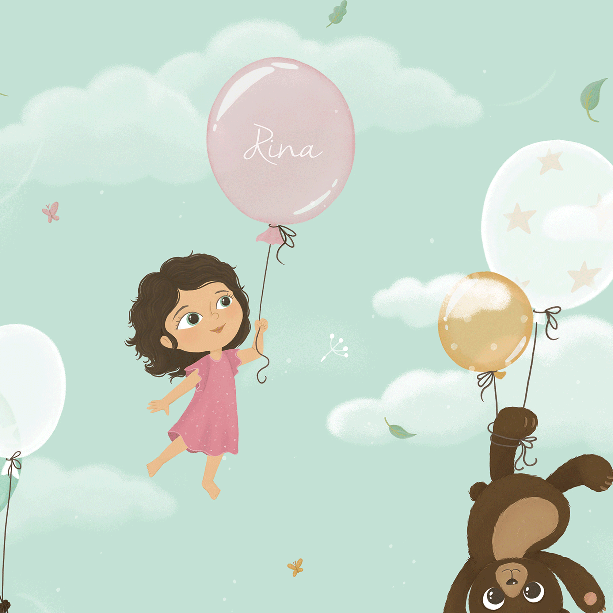 Tapeta Polet z baloni